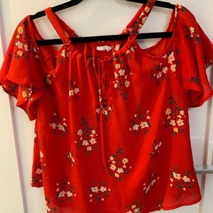 Sienna Sky Floral Chiffon Blouse